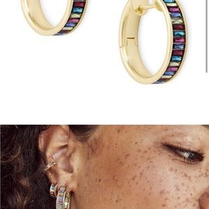 Kendra Scott Gold Jackson Hoop Earrings